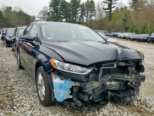 3FA6P0HD0FR131893 - 2015 FORD FUSION SE BLACK photo 1