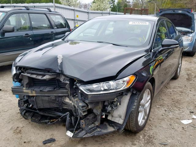 3FA6P0HD0FR131893 - 2015 FORD FUSION SE BLACK photo 2