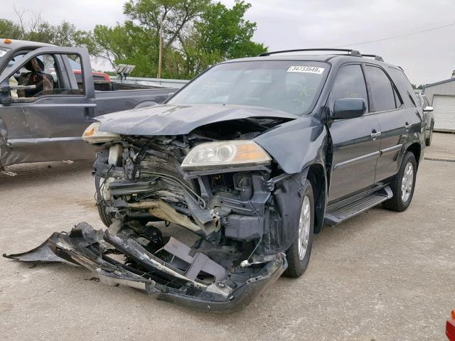 2HNYD18944H533884 - 2004 ACURA MDX TOURIN GREEN photo 2