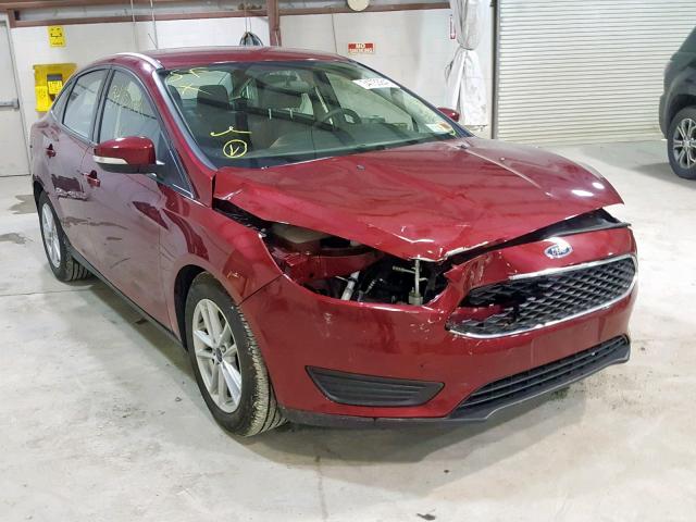 1FADP3F22HL275991 - 2017 FORD FOCUS SE RED photo 1