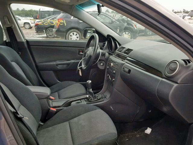 JM1BK12F571674899 - 2007 MAZDA 3 I GRAY photo 5