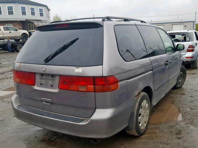 2HKRL185XYH544833 - 2000 HONDA ODYSSEY LX GRAY photo 4