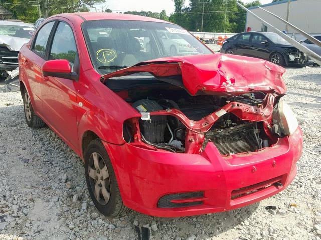 KL1TD56678B154805 - 2008 CHEVROLET AVEO BASE Qırmızı foto 1