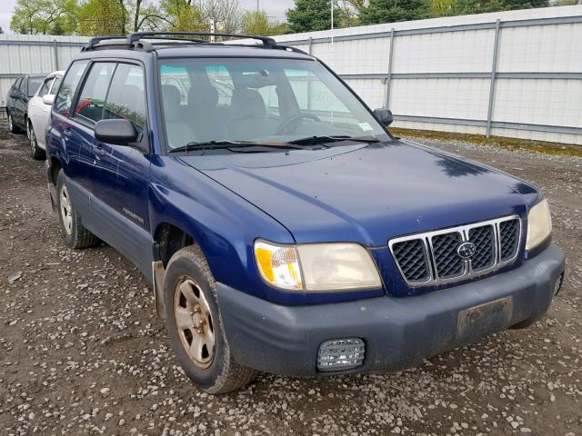 JF1SF63561H742042 - 2001 SUBARU FORESTER L BLUE photo 1