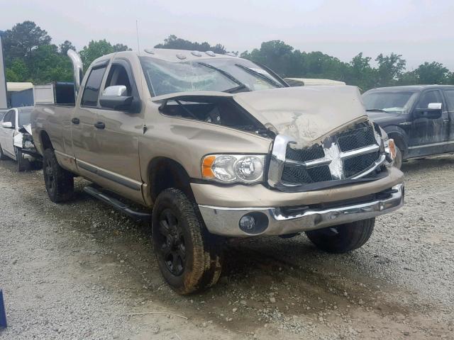 3D7KU28C03G763164 - 2003 DODGE RAM 2500 S Ոսկեգույն լուսանկար 1