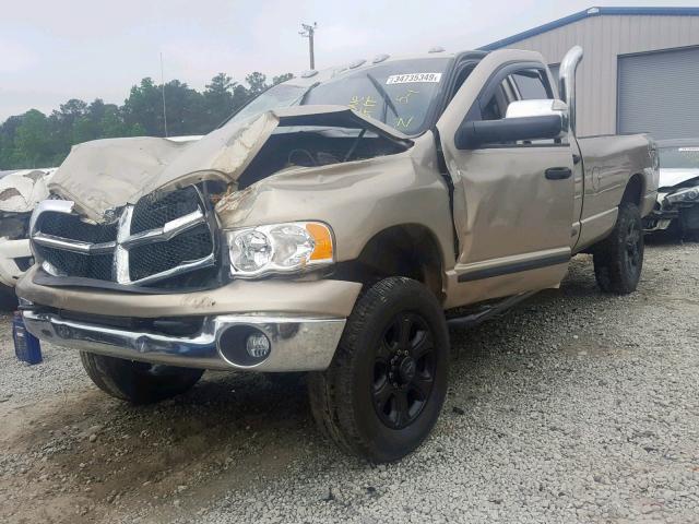 3D7KU28C03G763164 - 2003 DODGE RAM 2500 S Ոսկեգույն լուսանկար 2
