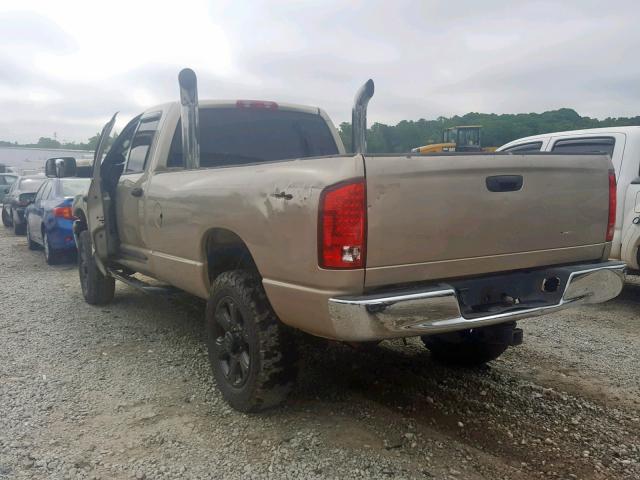 3D7KU28C03G763164 - 2003 DODGE RAM 2500 S Ոսկեգույն լուսանկար 3