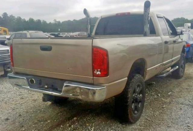 3D7KU28C03G763164 - 2003 DODGE RAM 2500 S Ոսկեգույն լուսանկար 4