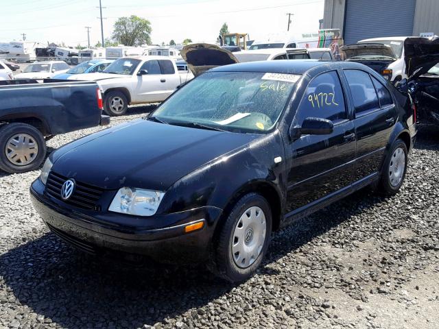 3VWSC29M2YM119921 - 2000 VOLKSWAGEN JETTA GLS BLACK photo 2