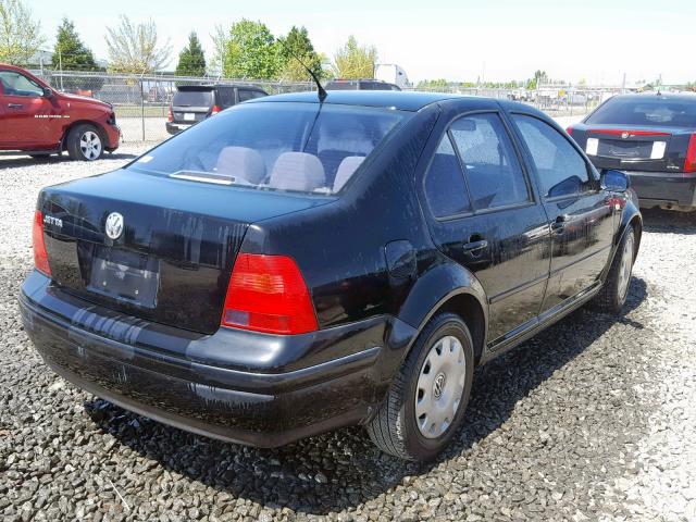 3VWSC29M2YM119921 - 2000 VOLKSWAGEN JETTA GLS BLACK photo 4