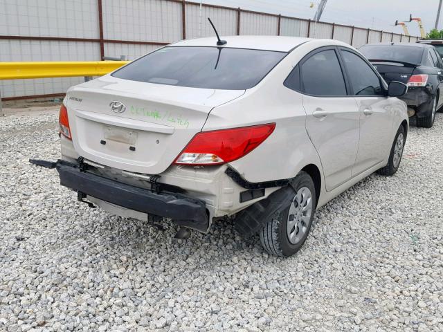 KMHCT4AE7GU165323 - 2016 HYUNDAI ACCENT SE TAN photo 4