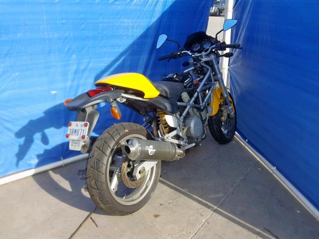 ZDM1RAAN74B046160 - 2004 DUCATI MONSTER 80 YELLOW photo 4