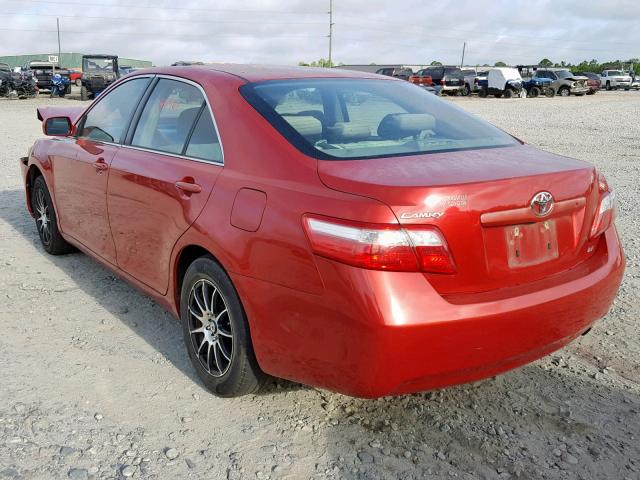 JTNBE46K473059535 - 2007 TOYOTA CAMRY NEW RED photo 3