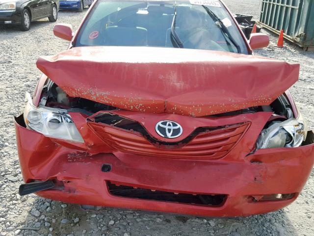 JTNBE46K473059535 - 2007 TOYOTA CAMRY NEW RED photo 7