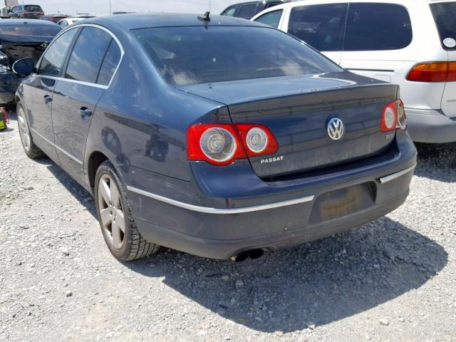 WVWAK73C28E060485 - 2008 VOLKSWAGEN PASSAT KOM BLUE photo 3