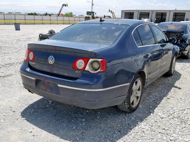 WVWAK73C28E060485 - 2008 VOLKSWAGEN PASSAT KOM BLUE photo 4