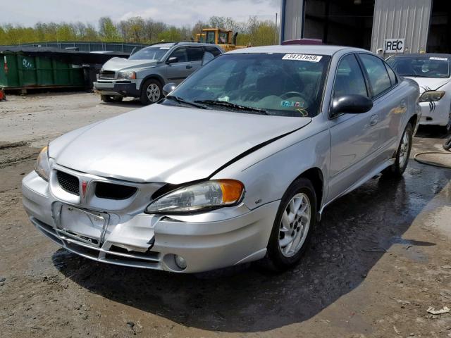 1G2NF52E73C204487 - 2003 PONTIAC GRAND AM S SILVER photo 2