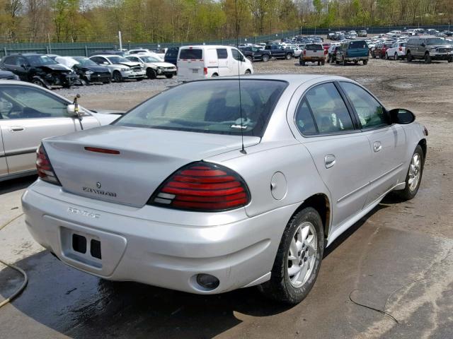 1G2NF52E73C204487 - 2003 PONTIAC GRAND AM S SILVER photo 4