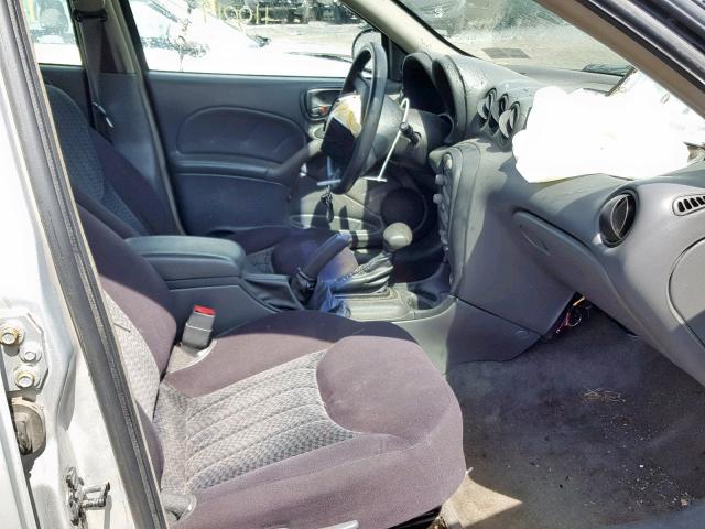 1G2NF52E73C204487 - 2003 PONTIAC GRAND AM S SILVER photo 5