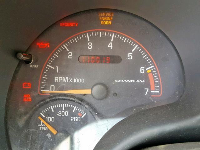 1G2NF52E73C204487 - 2003 PONTIAC GRAND AM S SILVER photo 8