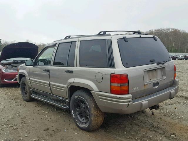 1J4GZ78Y2VC637592 - 1997 JEEP GRAND CHER SILVER photo 3