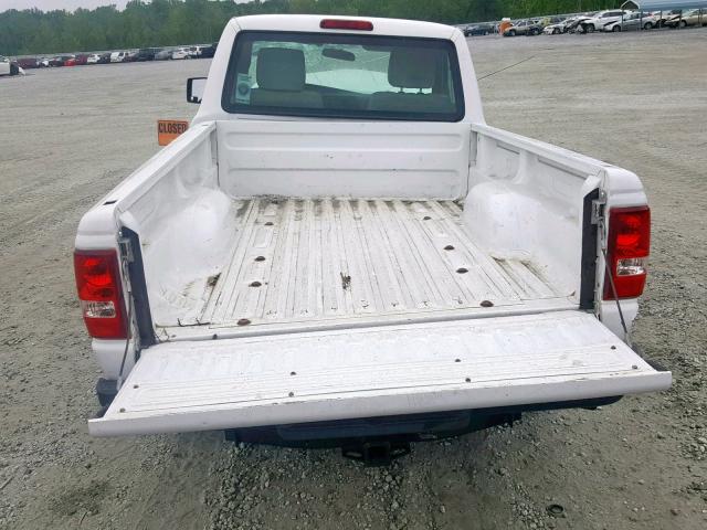 1FTKR1AD5BPA75034 - 2011 FORD RANGER WHITE photo 6