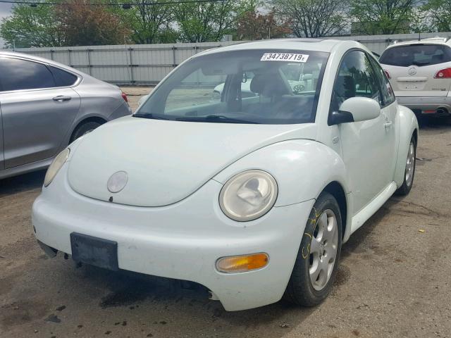 3VWCB21C62M456013 - 2002 VOLKSWAGEN NEW BEETLE GREEN photo 2