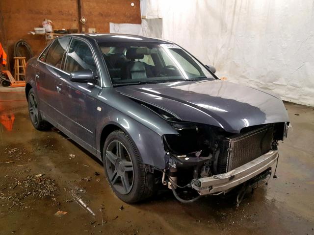 WAUDG78E76A037472 - 2006 AUDI A4 3.2 QUA GRAY photo 1