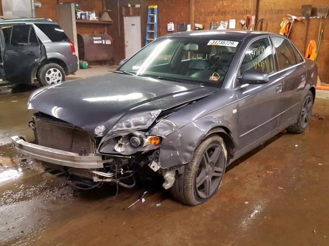 WAUDG78E76A037472 - 2006 AUDI A4 3.2 QUA GRAY photo 2