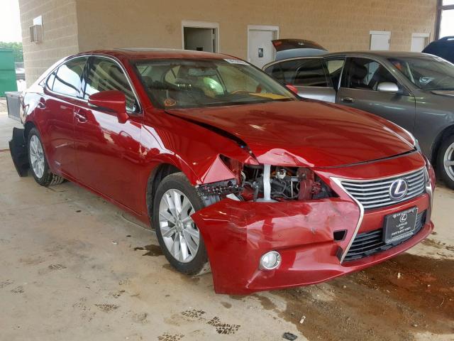 JTHBW1GG4D2028036 - 2013 LEXUS ES 300H RED photo 1