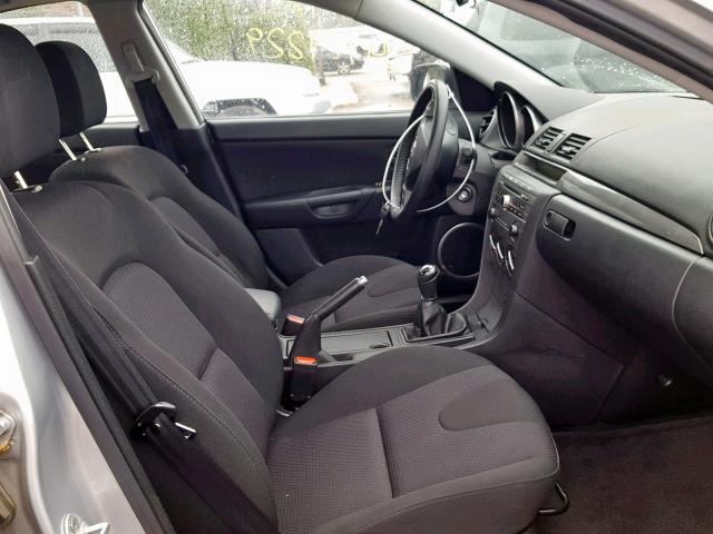 JM1BK124871748234 - 2007 MAZDA 3 S SILVER photo 5