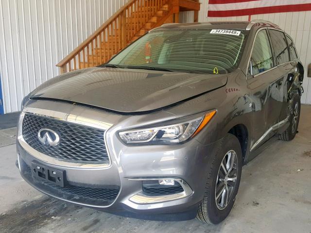 5N1DL0MM5KC516423 - 2019 INFINITI QX60 LUXE GRAY photo 2