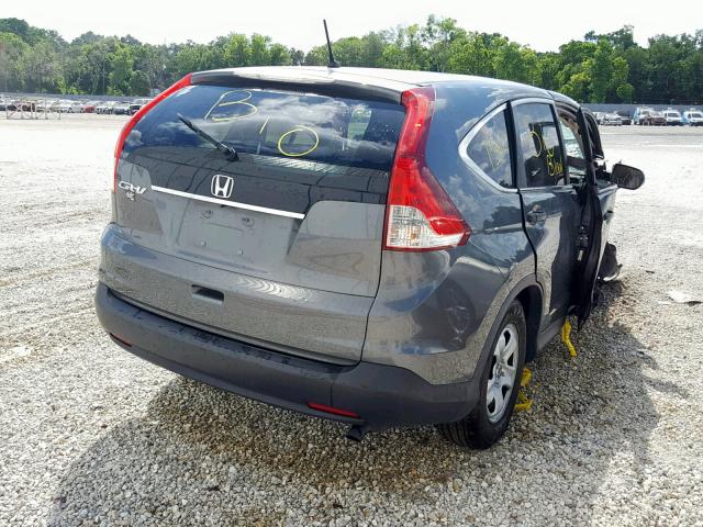 5J6RM3H38DL031197 - 2013 HONDA CR-V LX GRAY photo 4