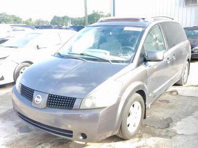 5N1BV28U36N117544 - 2006 NISSAN QUEST S GRAY photo 2