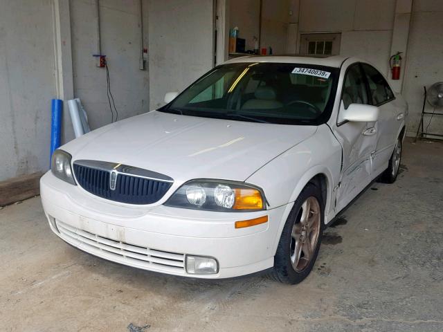 1LNHM87AX1Y663515 - 2001 LINCOLN LS WHITE photo 2