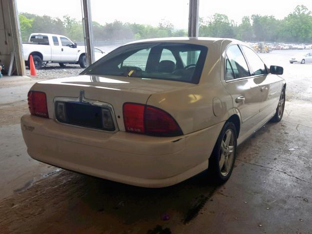 1LNHM87AX1Y663515 - 2001 LINCOLN LS WHITE photo 4