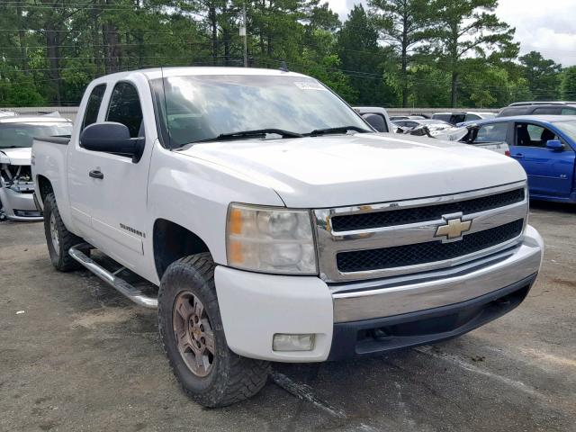 1GCEK19048Z219592 - 2008 CHEVROLET SILVERADO WHITE photo 1