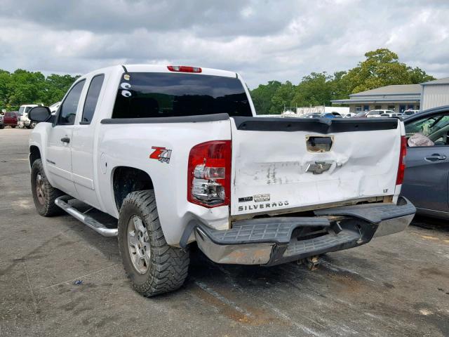 1GCEK19048Z219592 - 2008 CHEVROLET SILVERADO WHITE photo 3