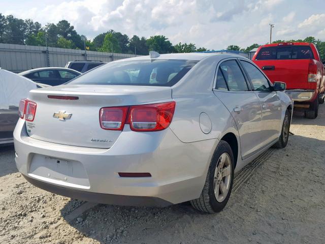 1G11C5SLXFF354722 - 2015 CHEVROLET MALIBU 1LT ვერცხლისფერი ფოტო 4