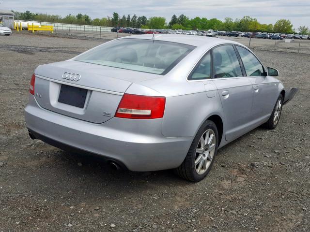 WAUDG74F95N111044 - 2005 AUDI A6 3.2 QUA SILVER photo 4