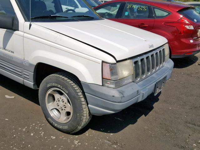 1J4GZ58S8VC713624 - 1997 JEEP GRAND CHER WHITE photo 9