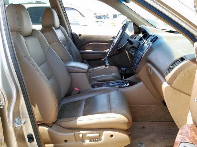 2HNYD18632H521535 - 2002 ACURA MDX TOURIN BEIGE photo 5