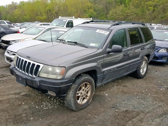 1J4GW48S32C178782 - 2002 JEEP GRAND CHER GRAY photo 2