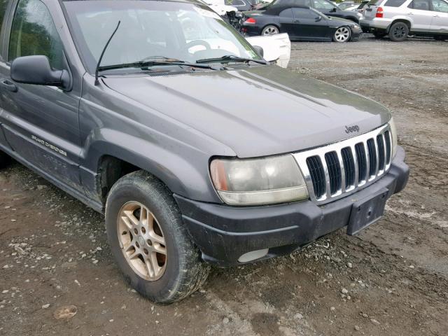 1J4GW48S32C178782 - 2002 JEEP GRAND CHER GRAY photo 9