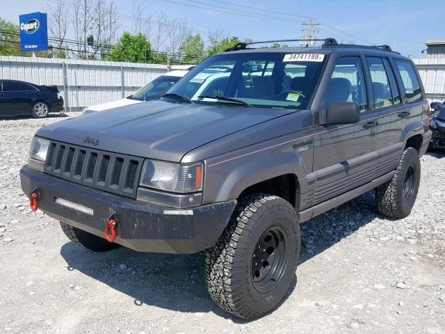 1J4GZ58S3RC337291 - 1994 JEEP GRAND CHER GRAY photo 2