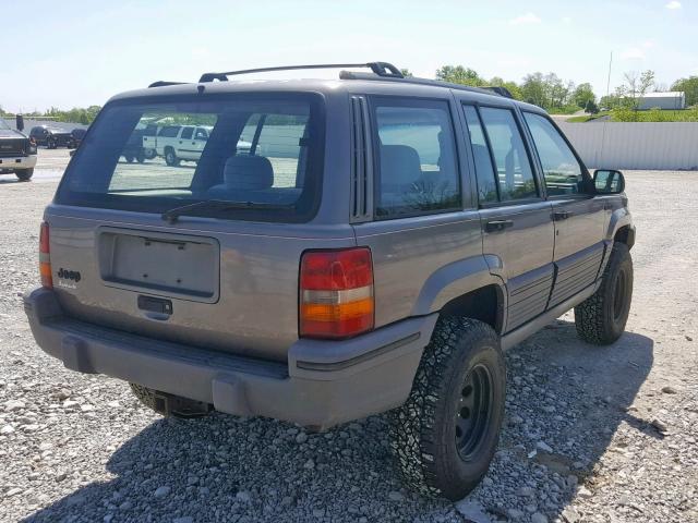 1J4GZ58S3RC337291 - 1994 JEEP GRAND CHER GRAY photo 4