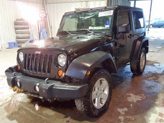 1J4AA2D14AL172252 - 2010 JEEP WRANGLER S BLACK photo 2