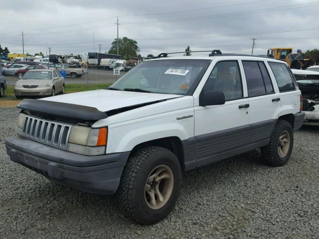 1J4GZ58S8RC281574 - 1994 JEEP GRAND CHER WHITE photo 2