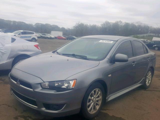 JA32V2FW1CU017662 - 2012 MITSUBISHI LANCER SE GRAY photo 2