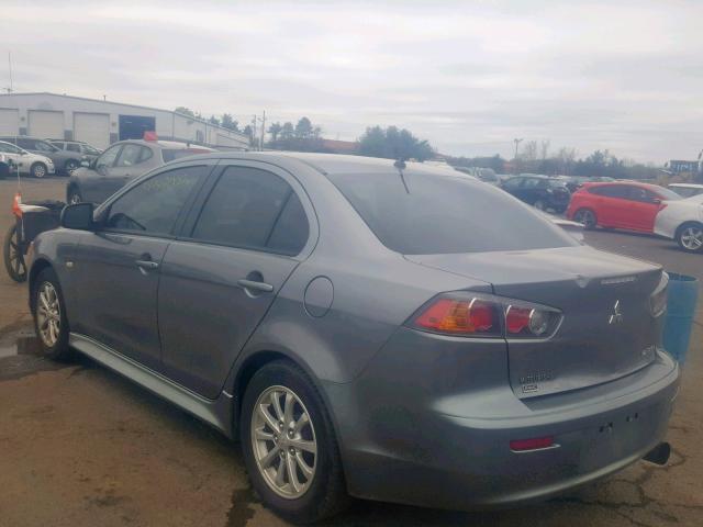 JA32V2FW1CU017662 - 2012 MITSUBISHI LANCER SE GRAY photo 3